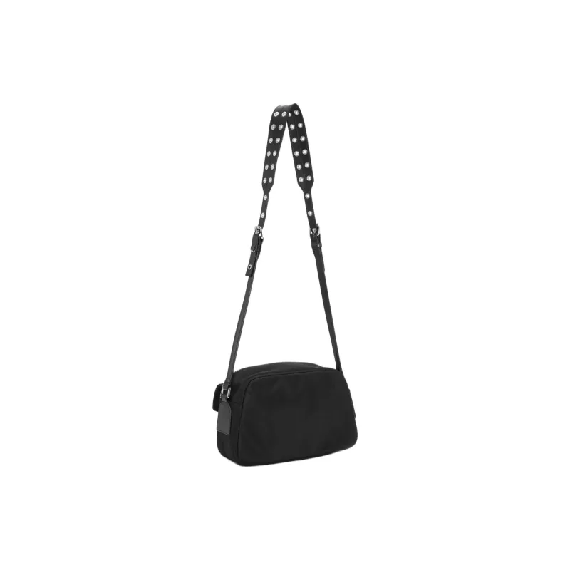 GANNI Recycled Nylon Shoulder Bag Women's Black-1