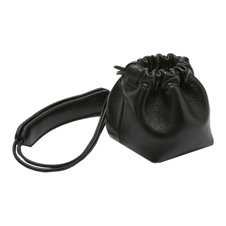 JIL SANDER Lambskin Shoulder Bag, Crossbody Bag Mini Women's Black-1