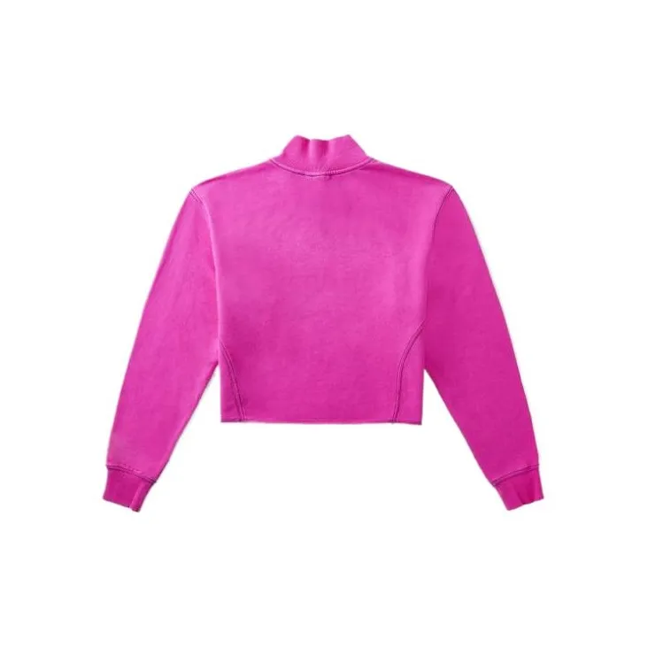Vans Pulloverr THREAD IT MOCK Sweatshirt Women's Rose Red-1