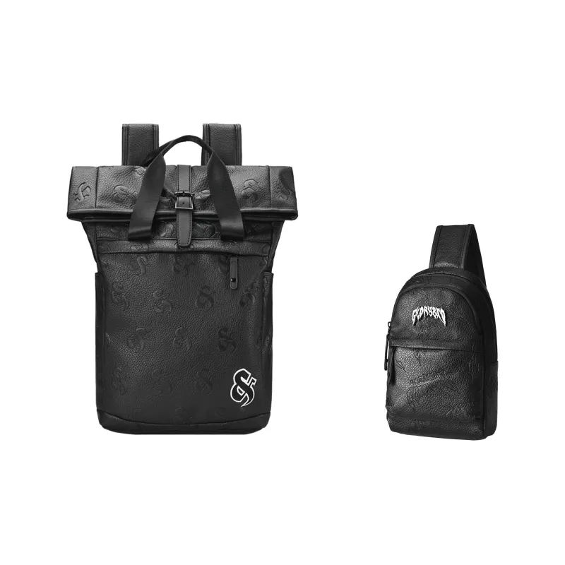 GLORY&CO PVC Backpack Regular Men's Black-10