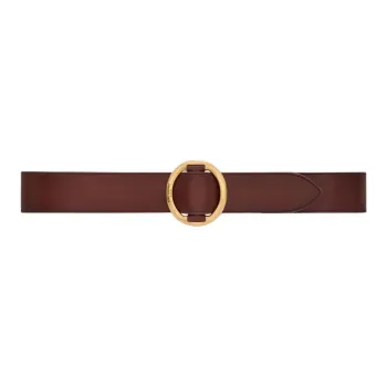 SAINT LAURENT Oval Buckle Belt