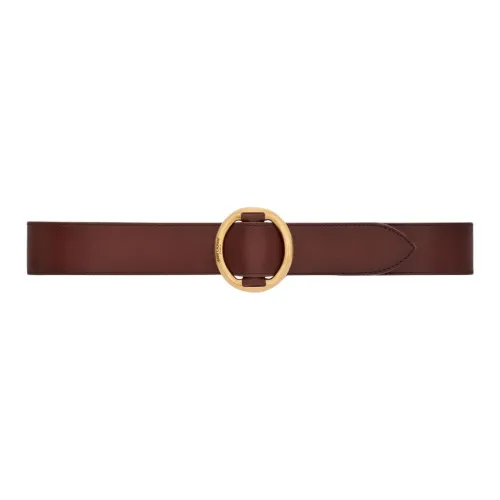 SAINT LAURENT Oval Buckle Belt