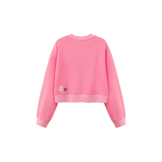 CHUU Sweatshirt Women's Fuchsia-1