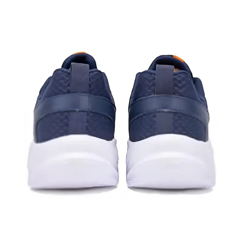 361° Cushioning, Wear Resistant Low Top Running Shoes Men's Blue Orange-2