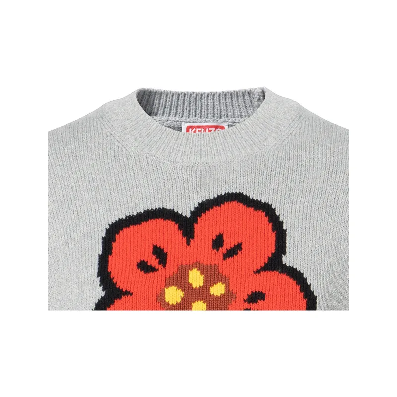 KENZO Knitted Sweater 'Grey'-9