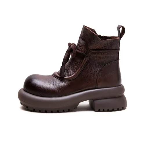 Jay Ankle Boots Women's Coffee/Black