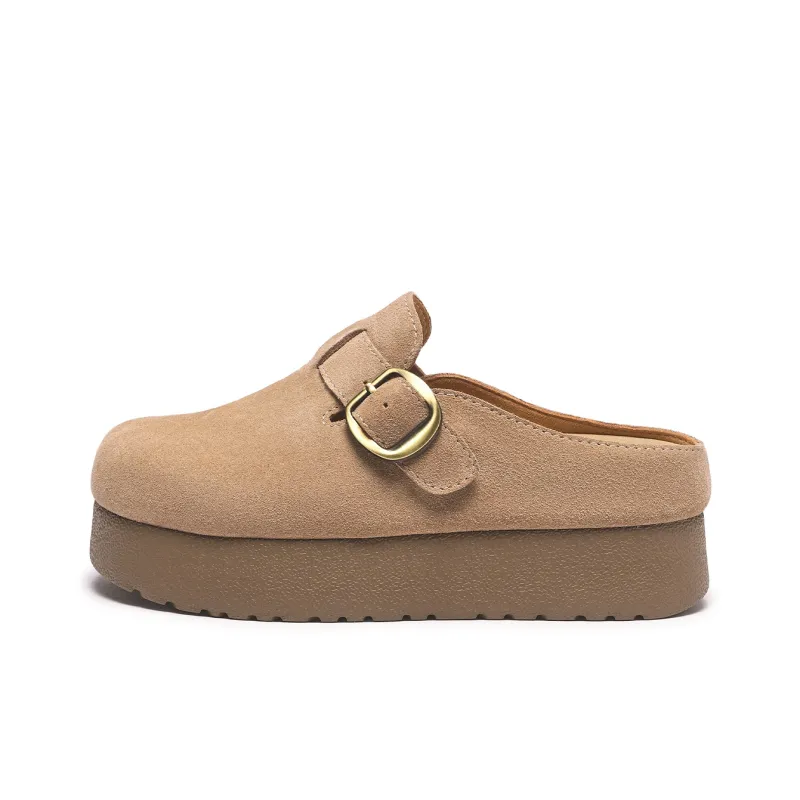Hotwind Pinecone Grey Series Abrasion Resistant Wrap toe Slippers Women's-5