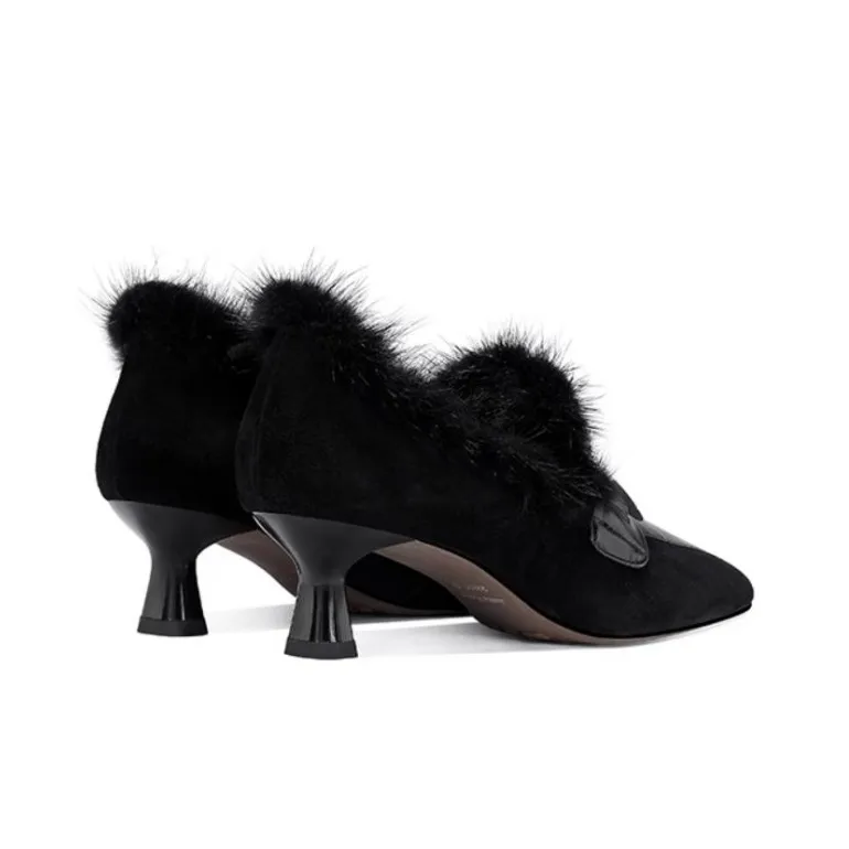 JESSICA SOPHIA Flared Heel High Heels 5cm Women's-2