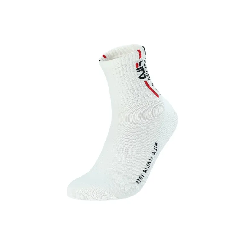 FILA ORIGINALE Mid Calf Socks Men's 1 Pack Cloud White-0
