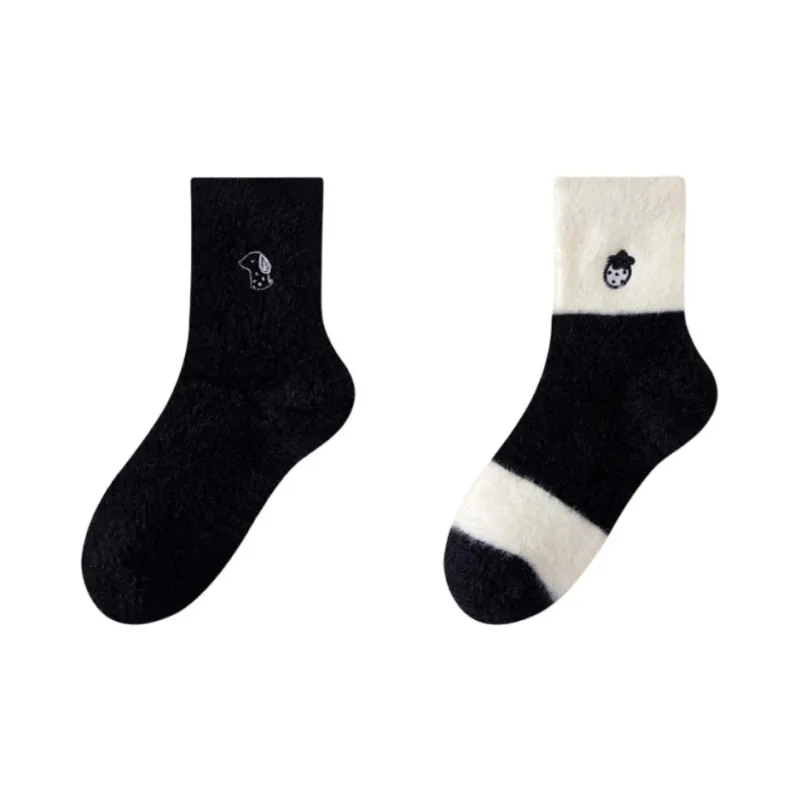 MIIOW Mid Calf Socks Women's Combo Set-9