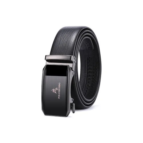 POLOMEISDO Top Grain Cow Leather Cow Leather Advanced White Collar Business Christmas Gift Men's Belt Men's Width 3.5CM