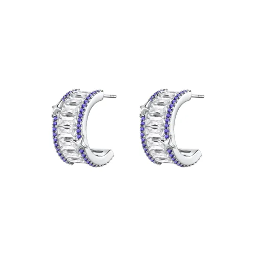 ZEGL Synthetic Cubic Zirconia Earrings Women's
