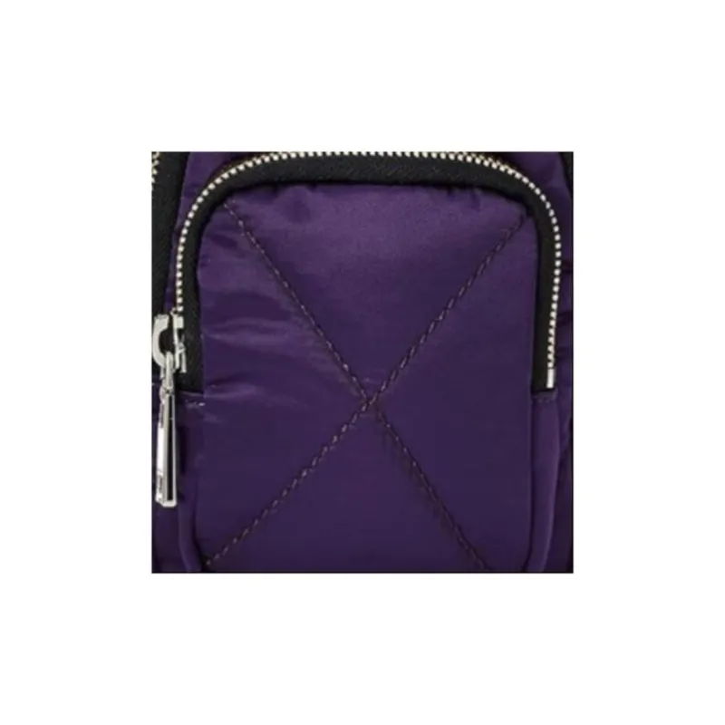 DIESEL Nylon One Shoulder Double-Shoulder Handbag Mini Women's Purple-4