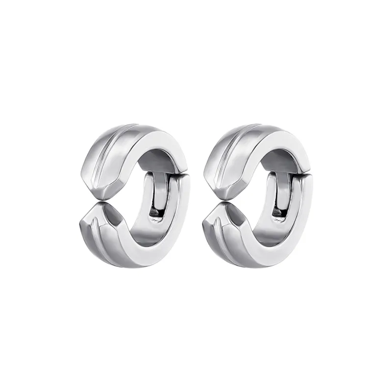 MISS XIA JWY Titanium Steel Clip On Earrings Unisex-10
