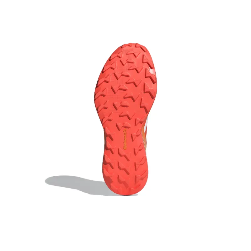 Terrex Agravic 3 Adidas 'White Semi Impact Orange'-4
