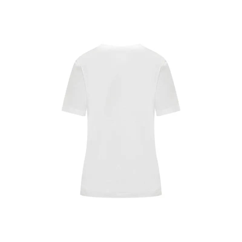 VERSACE Logo-Embroidered Crewneck T-Shirt-1
