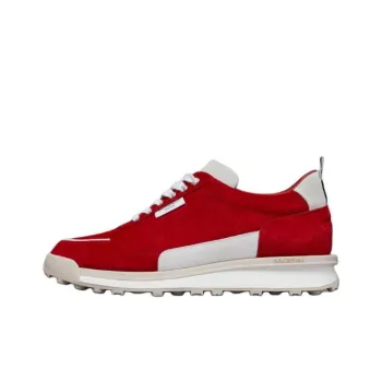 THOM BROWNE· Alumni Low Top Casual Shoes Men's Red