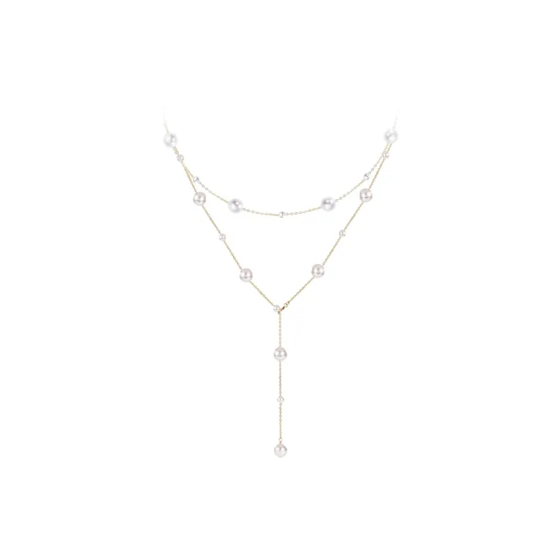 ONEKISS Gold Plated Copper Necklaces Women's-0