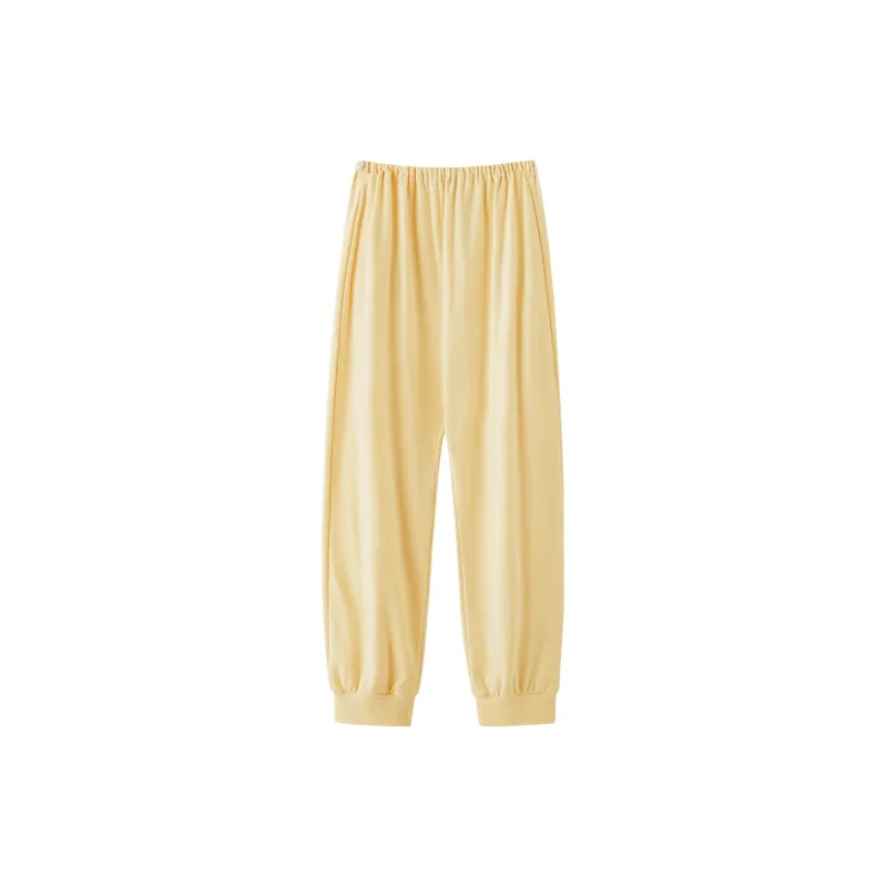 MADALLO Pajama Pants Women's Yellow-0