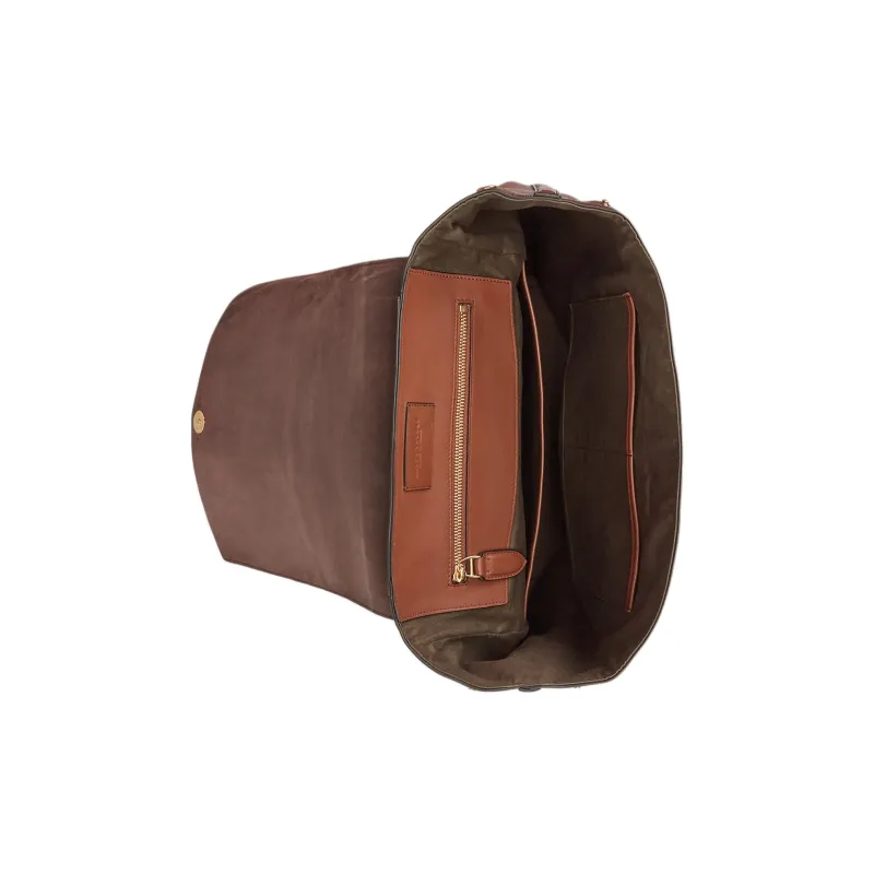 Polo Ralph Lauren Welington Calfskin Backpack Men's Chestnut-3