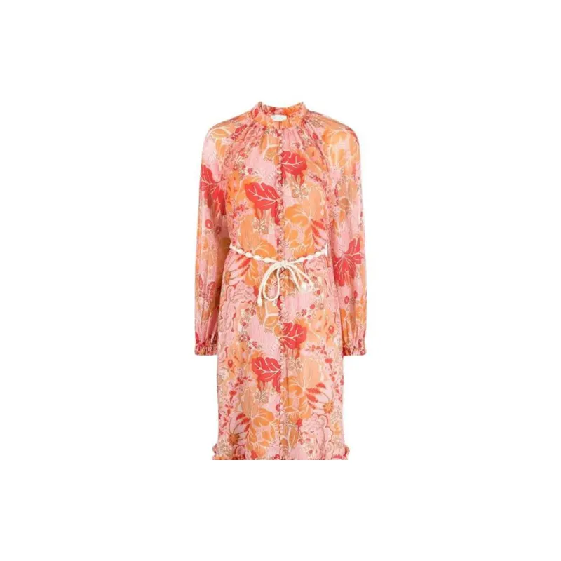 Zimmermann FW22 Dress Women's Coral Pink-5