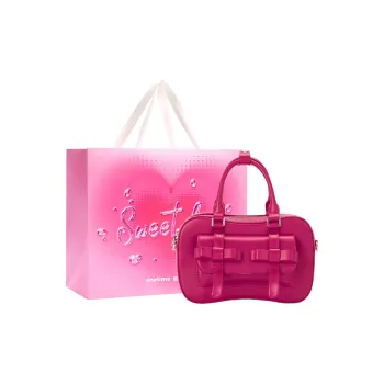 ONE TIME Synthetic Leather Shoulder Bag Crossbody Bag Handbag Regular Women's Pink Guava