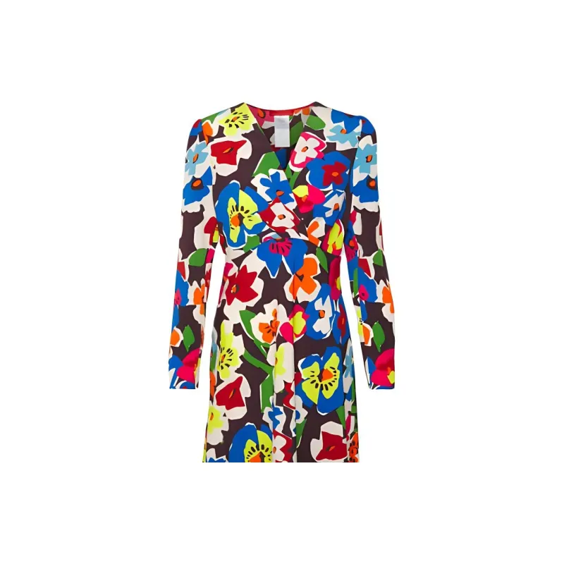 MAX&Co. FW23 Long Sleeved Dresses Women's Multicolor-4