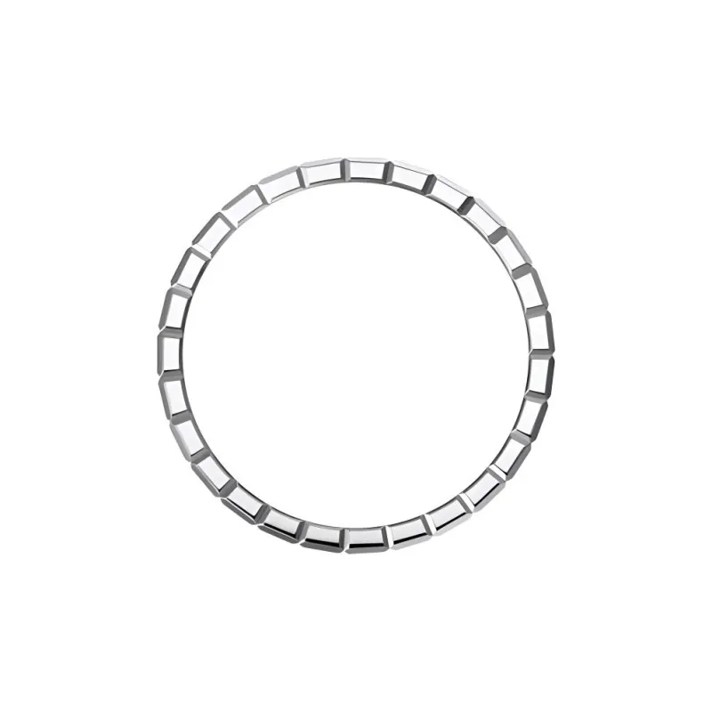 CHOPARD ICE CUBE 18K White Gold Rings Unisex Silver-2