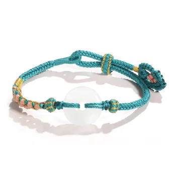 Lao Feng Xiang Hetian Jade Bracelets White Jade/Pale Greenish White Jade Unisex