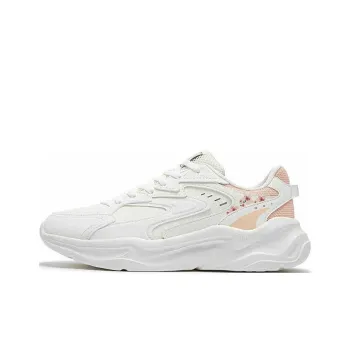 361° Kesar 2 Anti Slip Wear Resistant Low Top Casual Running Shoes Women's White Pink