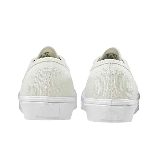 Vans Authentic Anti Slip Wear Resistant Low Top Skateboard Shoes Unisex Light Yellow-3