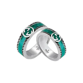 GUCCI 925 Sterling Silver Rings Unisex