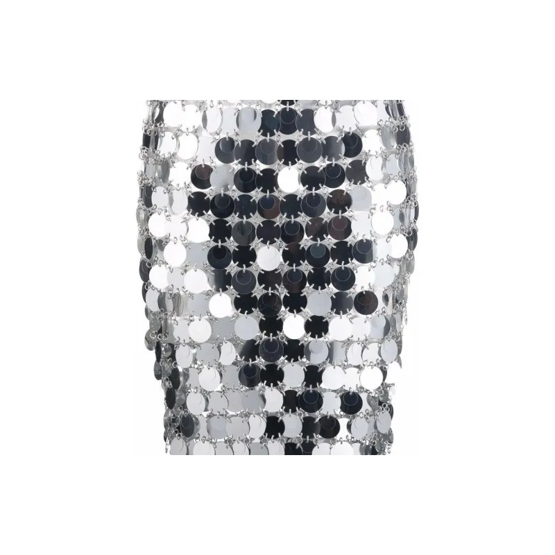Paco Rabanne High Waist Sequinned Midi Skirt-5