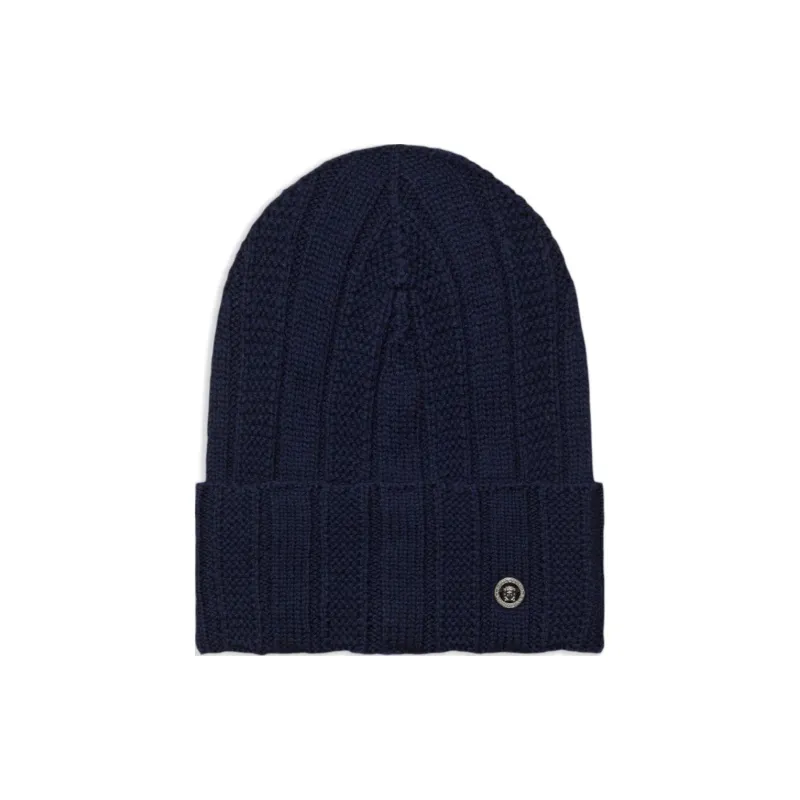VERSACE Medusa Ribbed knit Beanie-0
