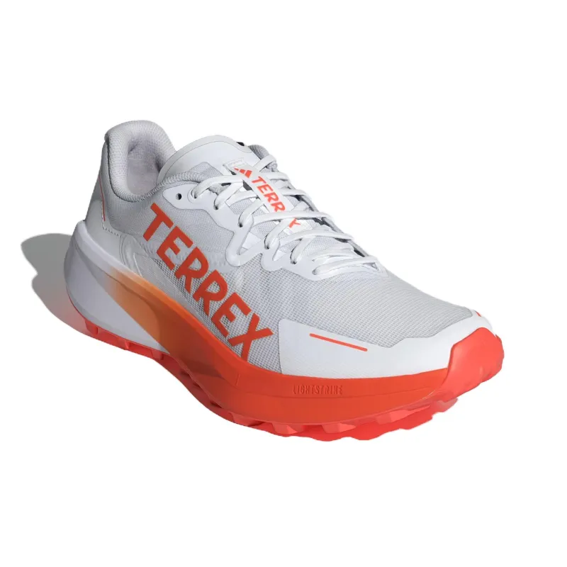 Terrex Agravic 3 Adidas 'White Semi Impact Orange'-2