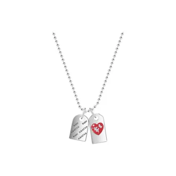 Kappa X Agatha Necklaces Unisex Silver