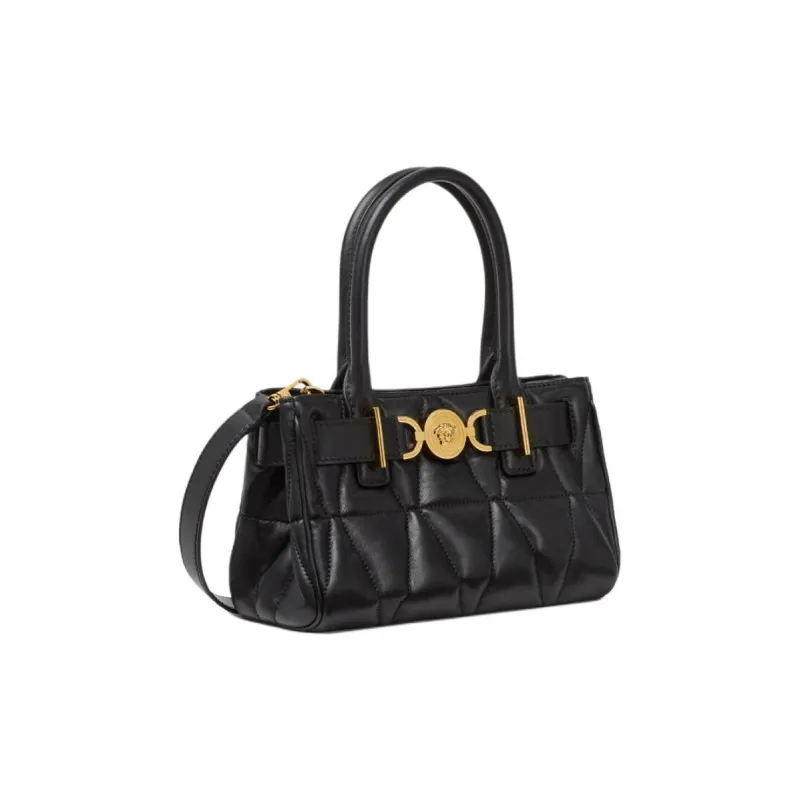 FANSIZHE Medusa '95 Lambskin Tote Bag, Shopping Bag, Handbag Women's Black-1