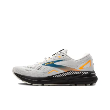 Brooks Adrenaline GTS Waterproof And Wear-resistant Low-Top Casual Running Shoes Men's Gray Orange Blue