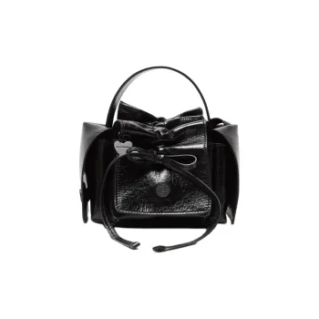 Acne Studios Calfskin One Shoulder Handbag Mini Women's Black