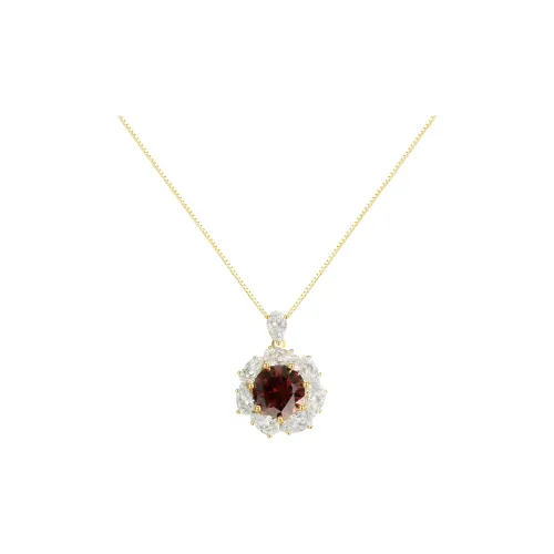 KEYS VIA Copper Alloy Synthetic Cubic Zirconia Necklaces Women's