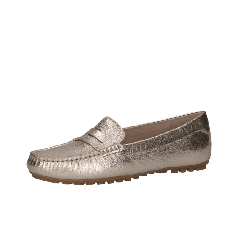 CAPRICE Bonita Loafers 1cm Women's Gold-2