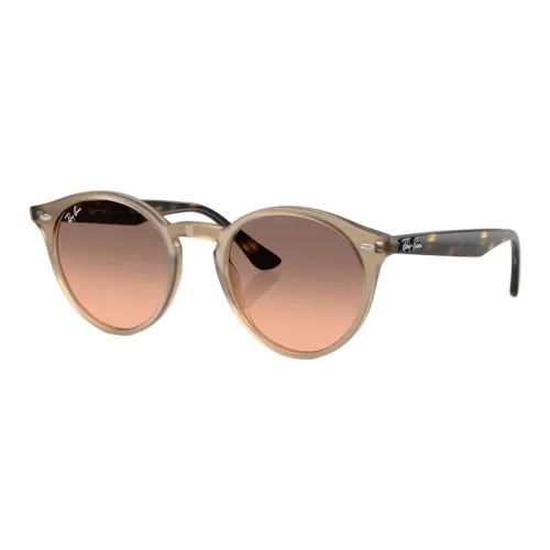 RayBan Propionic Acid Round Sunglasses Unisex Brown