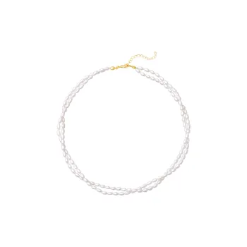 Fortune Gold Pearl Necklaces Women's