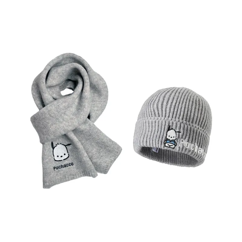 Sanrio Pacha Dogs Knit Scarves Unisex-0