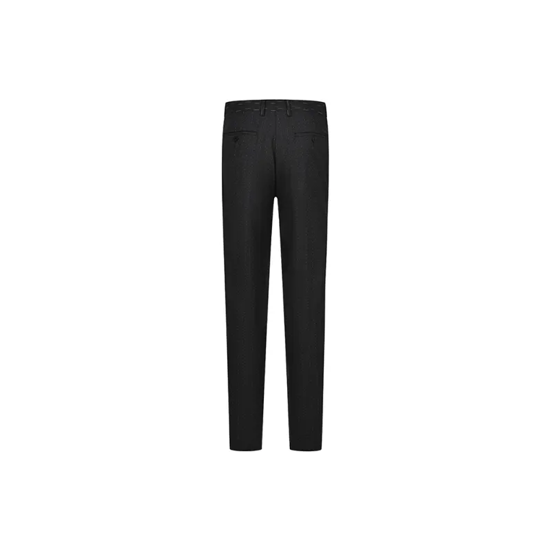 RARE Suit Trousers Men's Black Gray Color-2