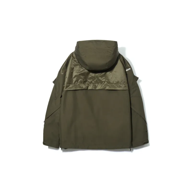 THE NORTH FACE x Invincible Waterproof And Windproof Windbreaker Jacket Unisex Coffee-3