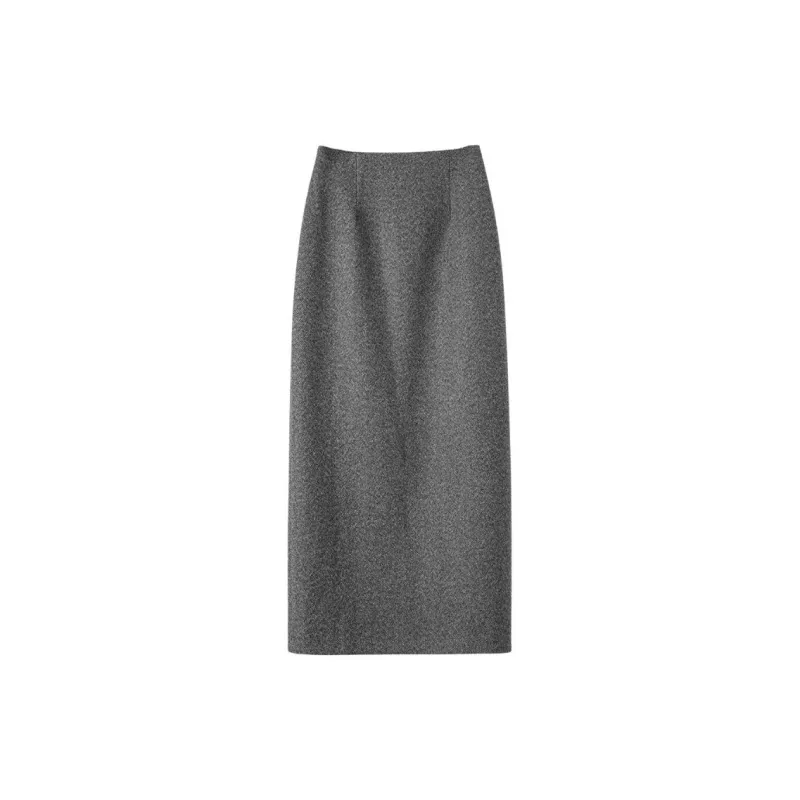 Late White Skirt Women's Heather Gray-2