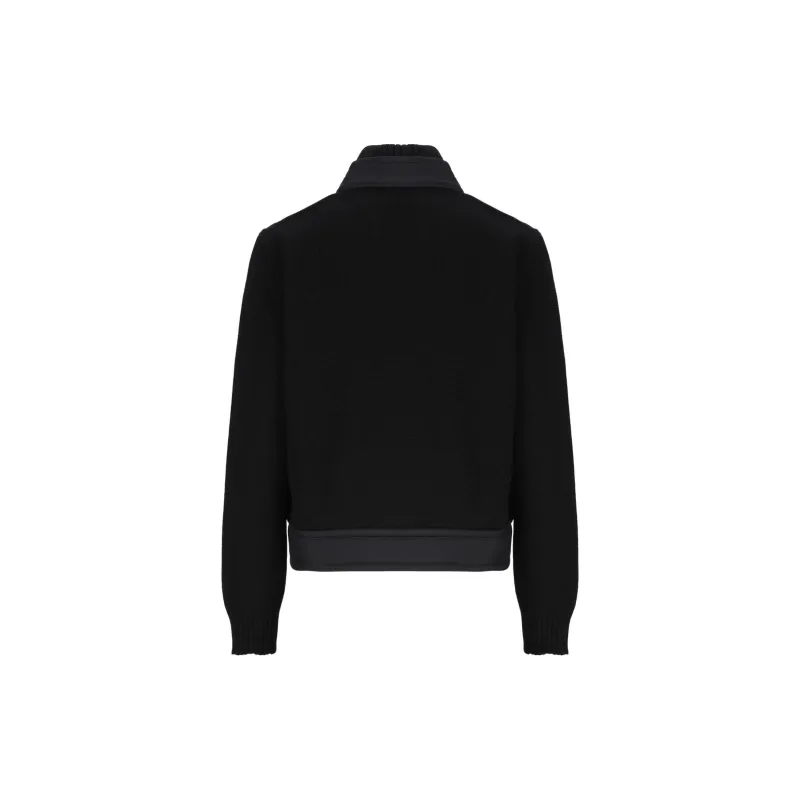 Moncler Grenoble Virgin Wool Zip up Ski Jacket-1
