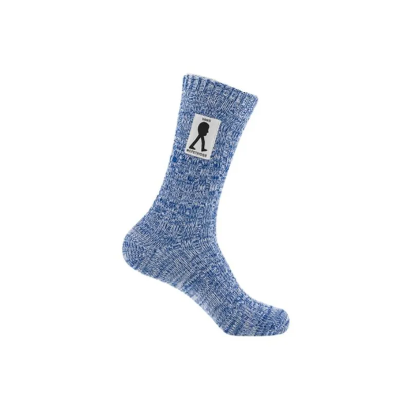 Vans x GEOFF MCFETRIDGE Mid-Calf Socks Men's 1 Pack Blue-1