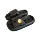 Black with Creative Button Design